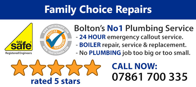 Plumbing offer from family choice boiler repairs